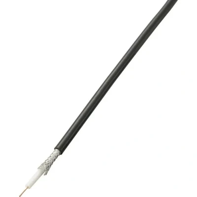 Image de TRU Components Câble coaxial RG58 SH1998C225a 1565756 75 Ω 52 DB Noir 10 m