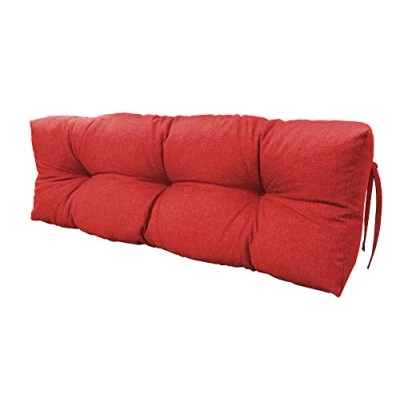 Image de chilly pilley Coussin De Palette EU Flocons Mousse pour Meublespalette Dossier Canapé Siège Latéral Ensemble Coussins Nombreuses (Coussin Dos 120 x 40 Rouge)