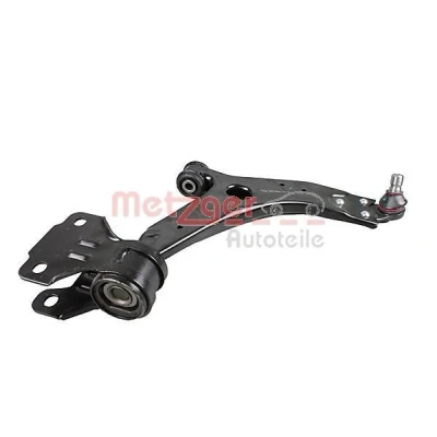 Image de METZGER 58014502 Bras de suspension avec rotule suspension, support en caoutchouc Essieu avant droit, inférieur barre oscillant transversal