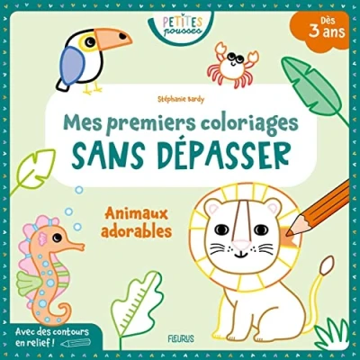 Image de Mes premiers coloriages sans dépasser Animaux adorables