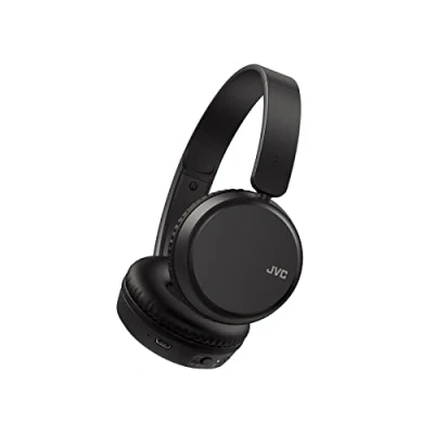 Image de JVC Casque sans Fil Supra aural, 3 Modes sonores(Basse/Clair/Normal), 35H d&#039;autonomie, Léger, Structure pivotante et Pliable à Plat, Connexion Multipoint, Bluetooth, HA Z37W B (Noir)
