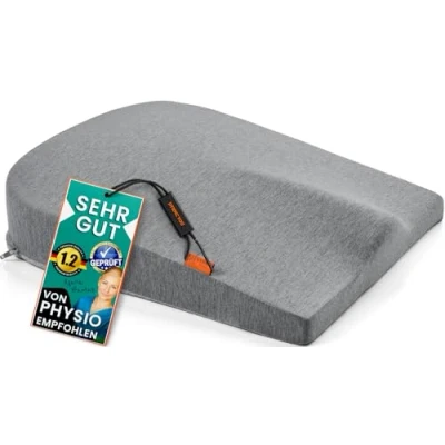 Image de DYNMC you Coussin de Chaise, Voiture Mémoire Forme, Lombaire Soulageant Les Hanches et Le Dos à la Fermeté Parfaite Antidérapant