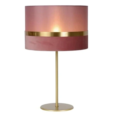 Image de Lucide 10509/81/66 Lampe de Table, Lin, 40 W, Rose