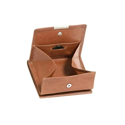 Image de Modèle Vienne Portemonnaie Particulier en Cuir de Vachette Protection RFID Blocage, Fabrication façon « viennoise », avec Compartiment à Monnaie carré LEAS, Cognac &#039;&#039;LEAS Special Edition&#039;&#039;