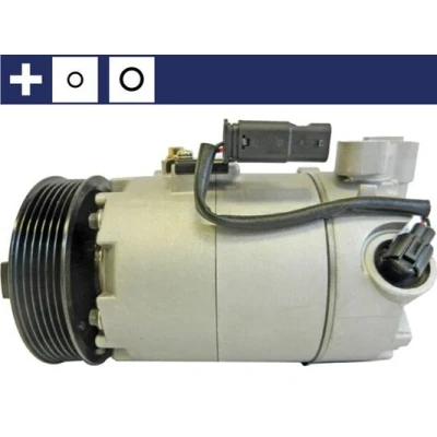 Image de MAHLE ORIGINAL ACP 1383 000S Compresseur De Climatisation 6VS14e 12 PAG 46 SP A2 1234yf, R 134a avec bague d&#039;étanchéité, sans embrayage magnétique