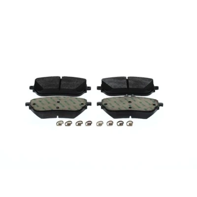 Image de BOSCH 0 986 424 887 Jeu de plaquettes frein Low Metallic avec tôle anti bruit, instructions montage ressort MERCEDES BENZ: Classe A