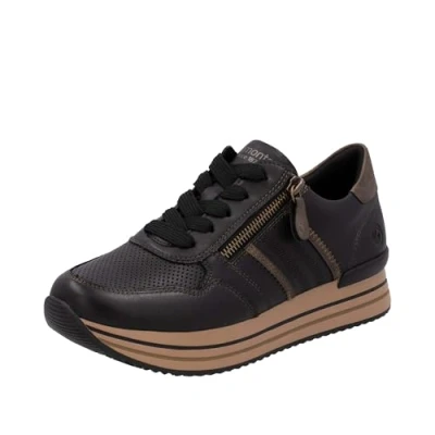 Image de Remonte Femme D1318 Basket, Noir, 37 EU