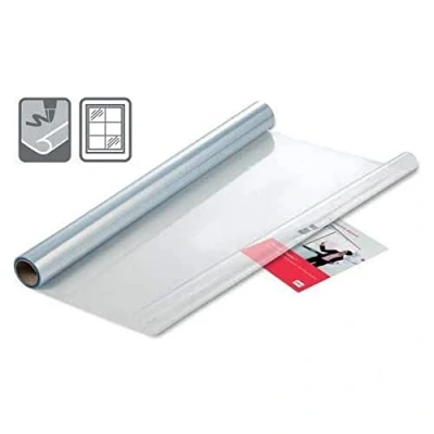 Image de Nobo 1905158 Lot de 25 Feuilles à coller n&#039;importe où pour une surface effaçable sec instantanée/amovible 800 x 600 mm Transparent