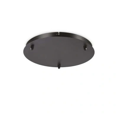 Image de IDEAL LUX ROSONE Standard 3 LUMIÈRES Noir Lampe 285603