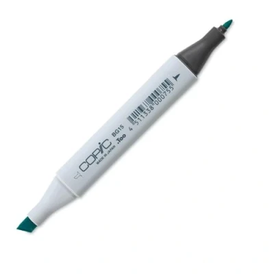 Image de COPIC Classic BG15, Aqua, Twin Marker avec Une Pointe Moyenne et Fine
