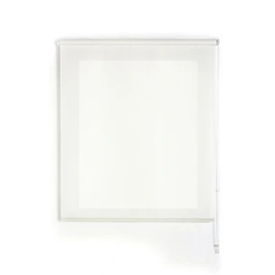 Image de Uniestor Basic Store Enrouleur uni translucide Blanc cassé, 160 x 175 cm (Largeur Hauteur) Taille du Tissu 157 170 cm. Stores de fenêtre