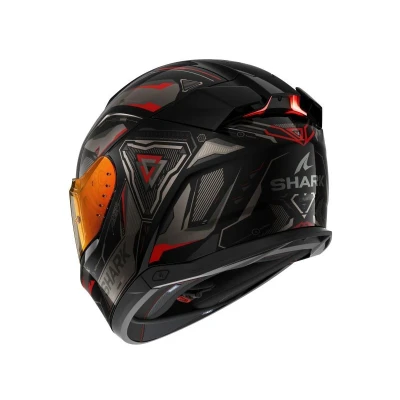 Image de SHARK HE0822E KAR XS Casques intégraux noir, Rouge, gris Unisexe ECE 22.06