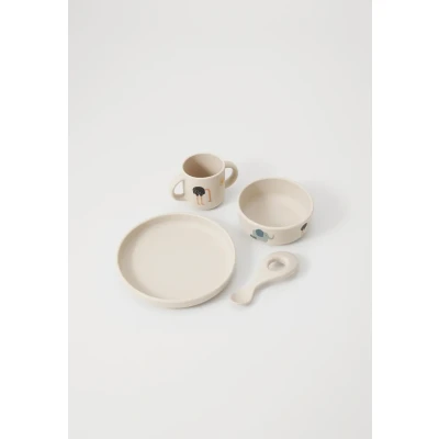 Image de Liewood VIVI Printed Tableware Unisex SET Service de table pour enfants, Taille: One Size, Sandy mix