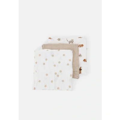 Image de Lot de 3 mousselines Swaddle &amp; Burp bleu royal