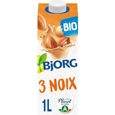 Image de BJORG Boisson 3 Noix Sans Sucres Ajoutés 100% Végetal 1L