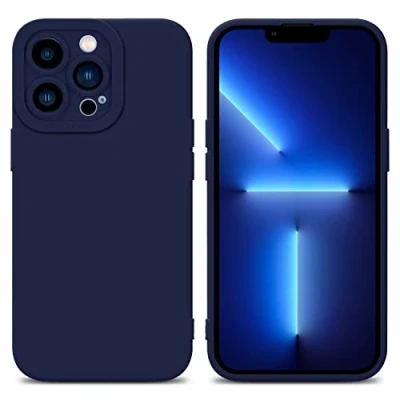 Image de Coque pour Apple iPhone 12 PRO en FLUID BLEU FONCÉ Housse de protection Étui silicone TPU flexible Neuf