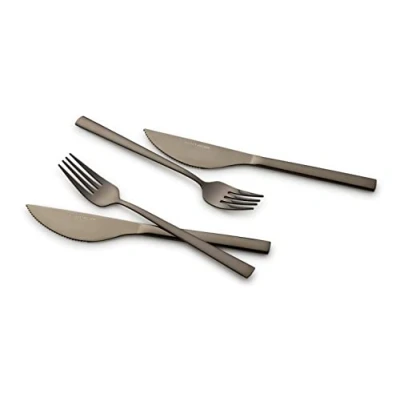 Image de ECHTWERK Set de couverts à pizza « Bari » (4pcs, noir)
