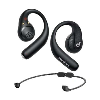 Image de Soundcore by Anker AeroFit Pro Écouteurs Bluetooth Open Ear, sans Fil, Confort Optimal, Ajustement sûr, Ergonomiques, Son Riche avec LDAC, 5.3, IPX5, 46 Heures de Lecture, App