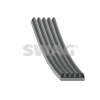 Image de SWAG 70 92 8856 Courroie Poly V 1145 5 EPDM (éthylène propylène diène caoutchouc) FIAT: 500 3 portes, Punto II 3/5 Grande portes