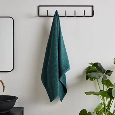 Image de Catherine Lansfield Serviette de Bain en Coton à séchage Rapide Vert forêt