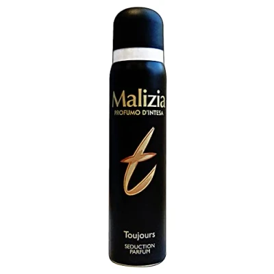 Image de MALIZIA Lot de 12 désodorisants pour femme Toujours 100 ml Spray soin du corps