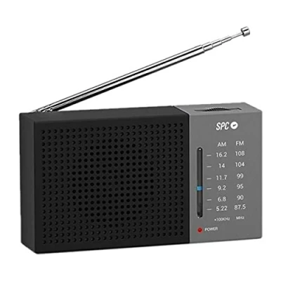 Image de SPC Jetty Lite Radio Portable, compacte, Grand Cadran analogique, AM/FM, Style élégant, Haut Parleur Format