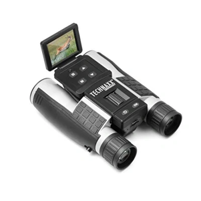 Image de Technaxx Allemagne Caméra numérique binoculaire 2.8 &#039;&#039;affichage 1080P grossissement 12X enregistreur photo vidéo Nature WildCam TX 142