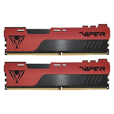 Image de Patriot Memory Viper Elite II DDR4 4000 16Go (2x8Go) C20 Mémoire RAM Haute Performance XMP 2.0 Noir/Rouge