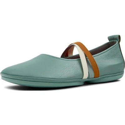 Image de Camper Femme Right Nina K201665 Ballerine, Vert Moyen 008 TWS, 38 EU