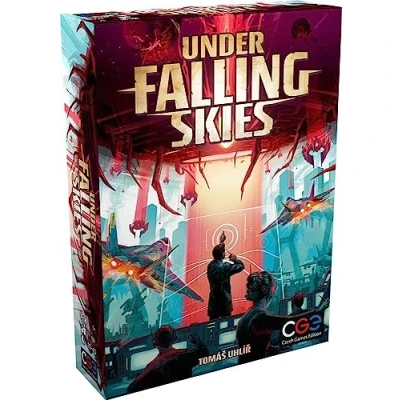 Image de Czech Games Edition, Under Falling Skies, Board Game, 1+ Players, Ages 12+, 20 to 40 Minutes Playing Time
