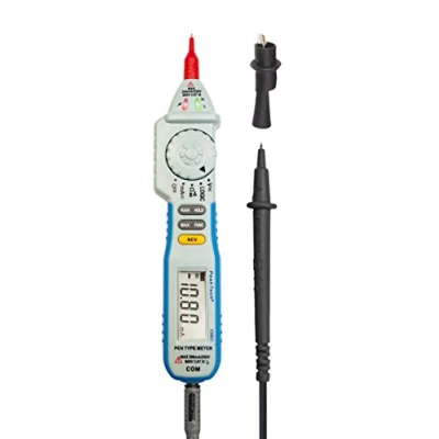 Image de PeakTech 1080 Multimètre Stylo, Testeur de Tension Numérique NCV avec Affichage LED, Voltmètre, Ampèremètre Électronique, Continuité, AC/DC, 2000 counts max. 600 V