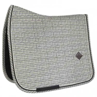 Image de Kentucky Horsewear Tapis de selle dressage Pied Poule Marron