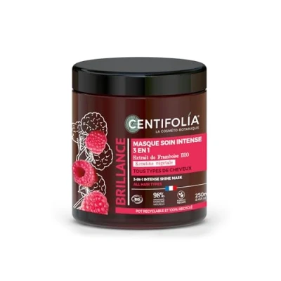 Image de Centifolia Brillance Masque soin 3en1 Bio Tous types de cheveux 250ml