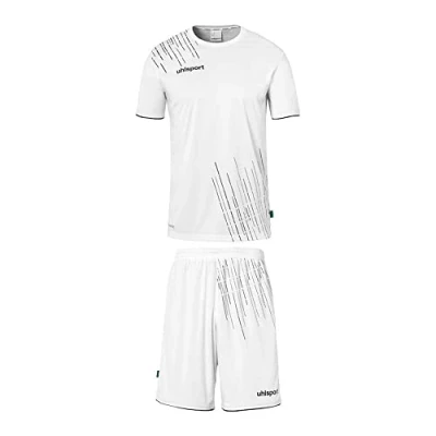Image de uhlsport Homme Score 26 Set Jeu De Maillots Football Complet, Blanc/noir, L EU