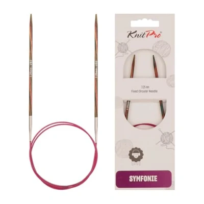 Image de KnitPro KP20336 Symphonie Aiguille Circulaire Fixe Bois Multicolore 46 x 1 5 cm