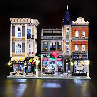 Image de BRIKSMAX Kit de LED pour Lego Creator Expert La Place L Assemblee, Compatible avec Maquette 10255, Construction n&#039;est Pas Incluse