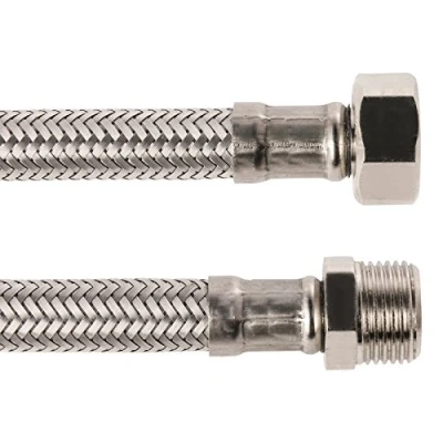 Image de Tuyau pour raccorder un robinet 3/8 x pouces 300 mm flexible de raccordement Raccord tuyau.