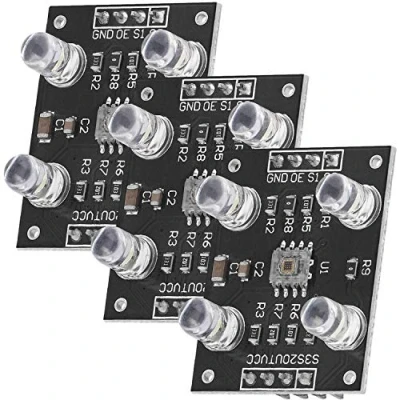 Image de AZDelivery 3 x TCS230 TCS3200 Capteur de Couleur Modul Compatible avec Arduino et Raspberry Pi y Compris Un eBook