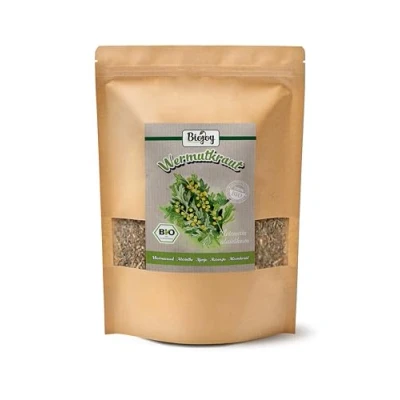 Image de Biojoy Thé d&#039;Absinthe BIO (250 g), séchée et coupée, sans additifs (Artemisia absinthium)
