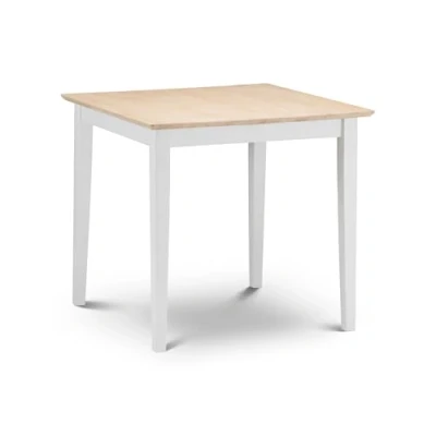 Image de Julian Bowen Table à manger extensible Rufford, ivoire/naturel