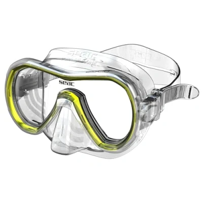 Image de SEAC 0750047001360A Giglio Masque de plongée en Silicone Jaune