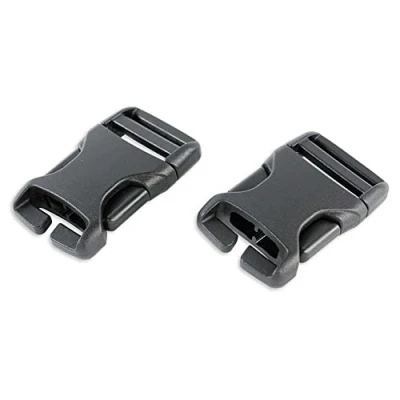 Image de Tatonka SR Buckle 25mm QA, boucle, noir, 1 paire