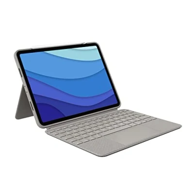 Image de Logitech Combo Touch Étui clavier et folio avec pavé tactile rétro éclairage Connecteur Apple Smart QWERTZ Allemand
