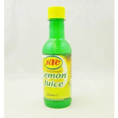 Image de KTC Jus de citron à base concentré 5 x 250 ml