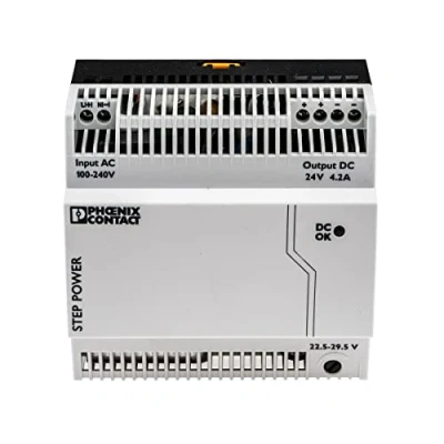 Image de Bloc d&#039;alimentation à découpage PHOENIX CONTACT STEP PS/1AC/24DC/4.2 100 W Alimentation rail DIN