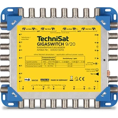 Image de TechniSat Giga Switch Commutateur Multiple 9/20, 0000/3255