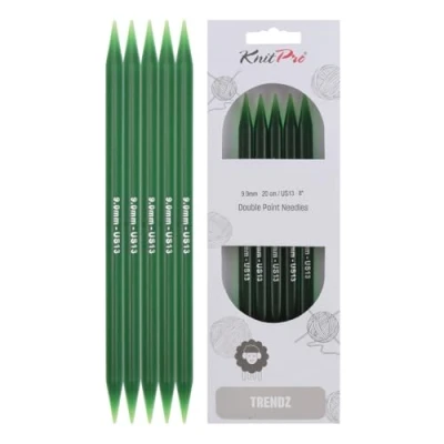 Image de KnitPro KP51029 Aiguilles Double Pointes Bois Multicolore 20 cm x 9,00 mm