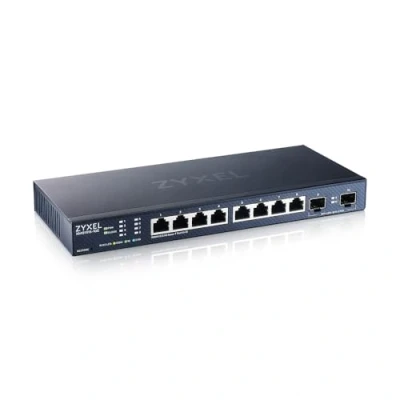 Image de Zyxel XMG1915 10E Multi Gig 2.5G Cloud/Smart Managed Switch à 8 Ports avec 2 x 10G SFP+, pour Bureau ou Montage Mural