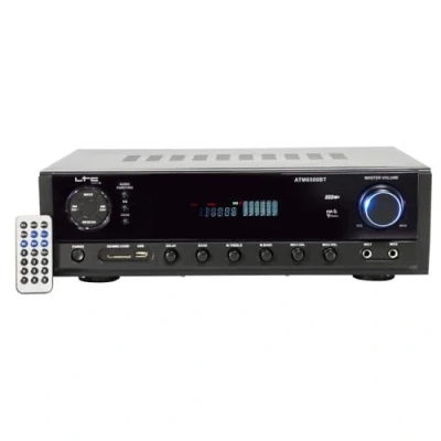 Image de LTC ATM6500BT Amplificateur HIFI de 2 x 50W USB, SD et Bluetooth Noir