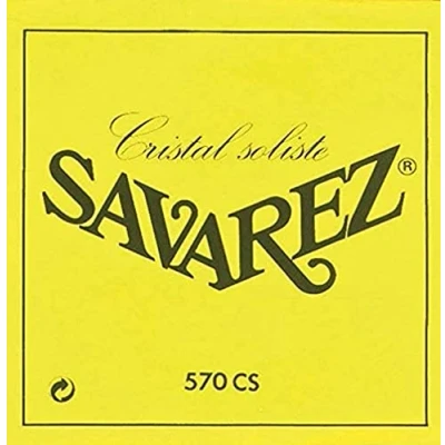 Image de Savarez cordes pour guitare classique Alliance HT Classic 573J simples Sol3 Cristal high G3 Simple